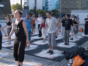 Sand Dance Class by Guillem Alonso, Tap On Barcelona 2008. Pic Laula Guerrero (www.laulaguerrero.com)