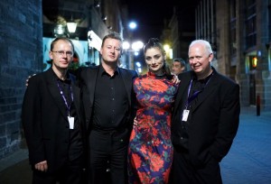 Maria Tecce with her Edinburgh band Photo by Yanni Kronenberg